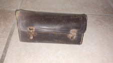 Ancienne sacoche  trousse à outils  vélo mobylette cuir  vintage