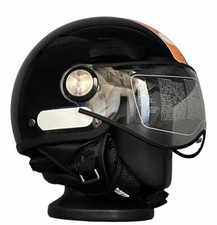 CASQUE  JET VFC SB23 SCREEN  NOIR BRILLANT OPEN FACE  HELMET 
