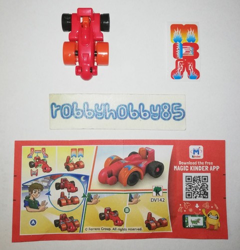 Dv142 red and orange car - dv142, +