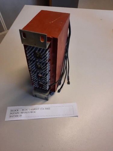 Bloc chariot 15a - chariot, 50hz