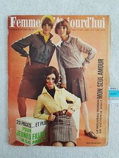 FEMMES D'AUJOURD'HUI N°1123 9/11/1966 Mode Couture Michèle Torr Publicité Poupée