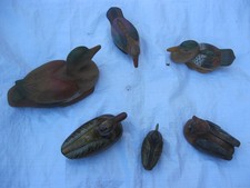 Canards bois peints - en,