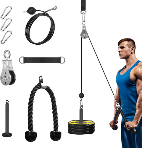 Poulie musculation maison - musculation,