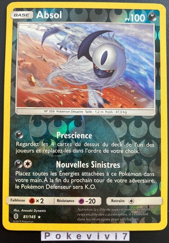 Carte pokemon absol 145 - carte,