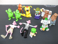 LOT DE 11 PERSONNAGES DONT 6 QUICK VINTAGE E.T PANTHERE ROSE MARSUPILAMI CASIMIR