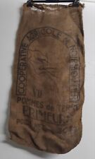 Ancien Sac En Toile De Jute