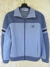 Veste TRÉVOIS sport vintage années 80 bleu gris jacket FRANCE 174 M