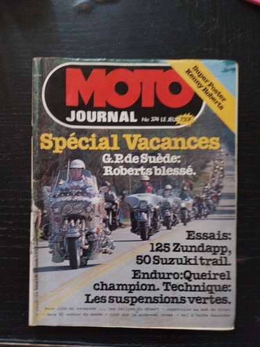 Moto journal 374 zundapp - moto,