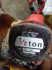 PALAN A CHAINE A l'AIR COMPRIMÉ TREUIL LEVAGE 0,5 TONNES