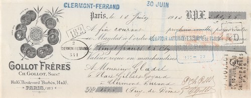 1910 gollot freres paris - freres,