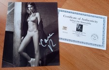 CARA DELEVINGNE Photo Noir & Blanc 8"x10" (20cm x 25cm) SIGNÉE avec Certificat