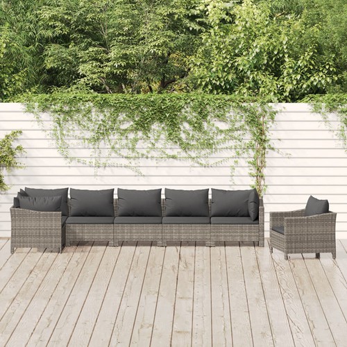 Salon jardin avec coussins - salon,