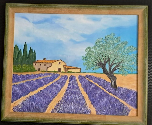 Peinture avec cadre - avec,