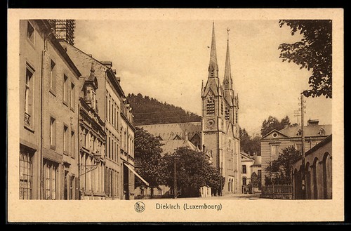 Cpa diekirch une - cpa, avec