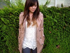 Zara Crème Ivoire Dentelle