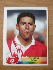 Sticker Carte Panini FOOTBALL STARS DANONE - ZOUBEIR BEYA - TUNISIE