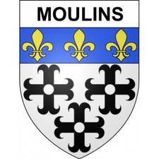 Moulins 03 ville sticker