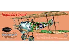 Guillow's Model Kits 801 - Sopwith Camel - 1:12 Échelle Flying Kit En Balsa