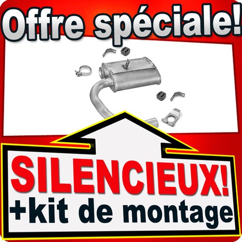 Silencieux intermédiaire pour - silencieux,