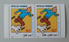 France année 2000 3303a 3304 P3304A neuf luxe ** provenant de carnet tintin