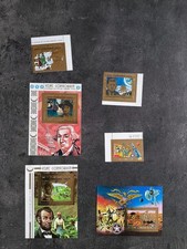 AFRIQUE BICENTENAIRE ETATS UNIS LOT 6 TIMBRES BLOCS OR N**