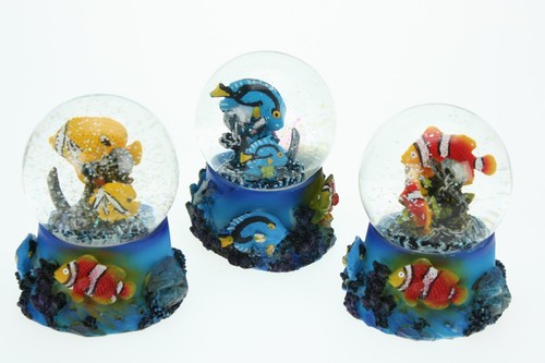 Boule brillante poissons 3fach - boule,
