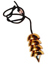 ° PENDULE   SERVRANX  DORE  4 PILES   RADIESTHESIE