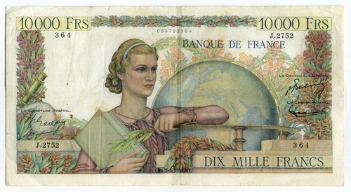 Billet 10000 francs - (3022), de