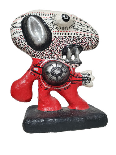 Sculpture papier maché - , kaj