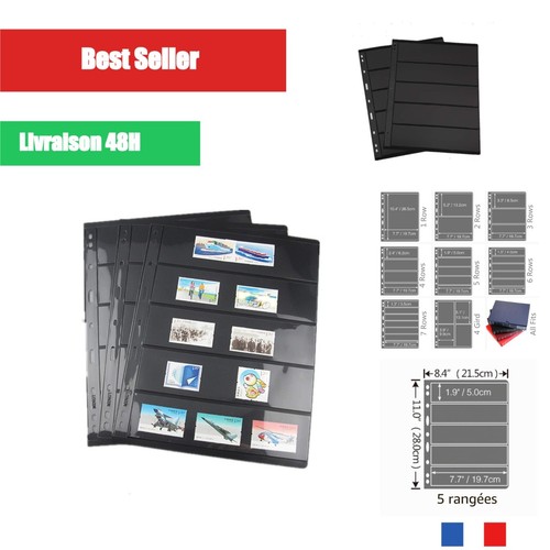 Lot feuilles timbres - lot, de