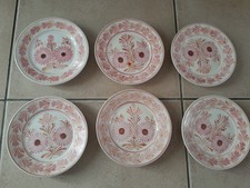 LOT DE 6 ASSIETTES DESSERT HB