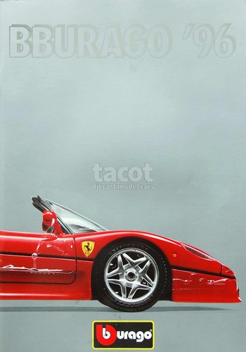 Catalogue burago 1996 - burago,