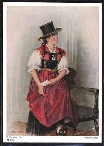Carte postale jeune - femme, en
