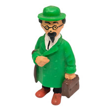 sympa personnage tournesol 9 cm comics spain 1985 ( figurine PVC , tintin ) 2839