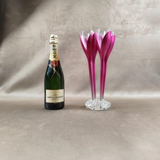 RARE Porte flûte 4 coupes Champagne Moet et Chandon Made in France Vintage 1980