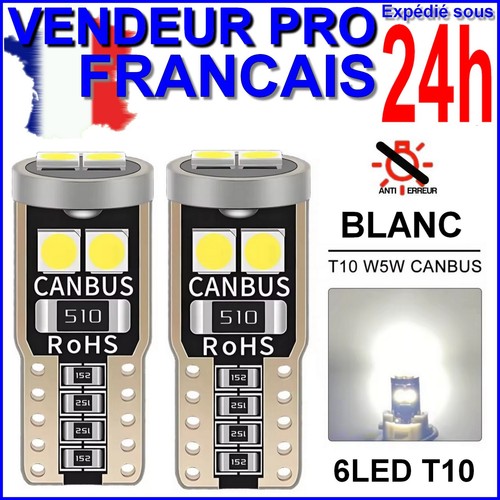 Ampoules t10 w5w - 2, leds