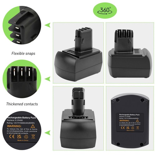 0ah 12v batterie pour metabo - 5.0ah,