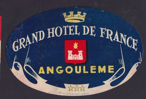 Ancienne étiquette bagage - ,