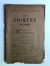 Les Soirées de Paris N°22 PICABIA Alfred Jarry Apollinaire G. Buffet 1914
