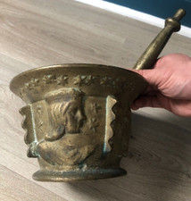 Ancien Rare Mortier Pilon