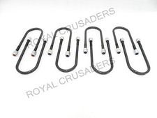 Suspension Feuille Ressort Piston U Boulon Pince Set 8 Pour Neuf Willys Jeep