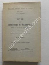 Livre des Directives et