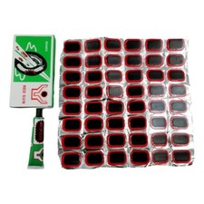 48 Rustines 22x33mm Crevaison Vélo + Colle Réparation Chambre à Air Roue Pneu