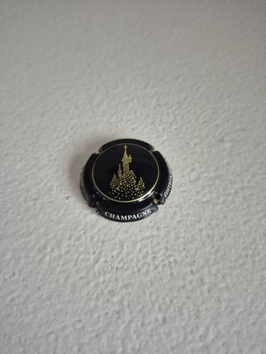 Capsule plaque champagne - capsule/plaque, de