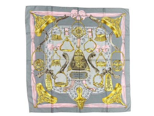 écharpe soie hermes carré - Écharpe,