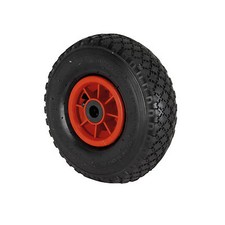 Roue gonflable 260 x 85 mm   Pneu Chariot Jante Remorque Brouette Jardin Diable 