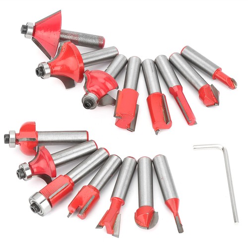 15pcs outils fraisage en - de,