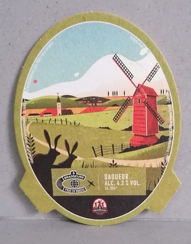 Sous bock bière brasseurs - bière, 3