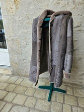 manteau en peau et fourrure