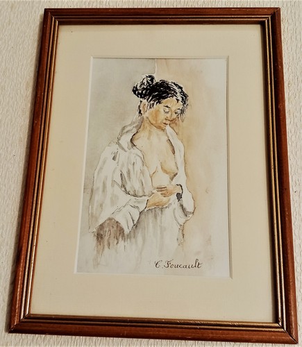 Aquarelle femme en - *,